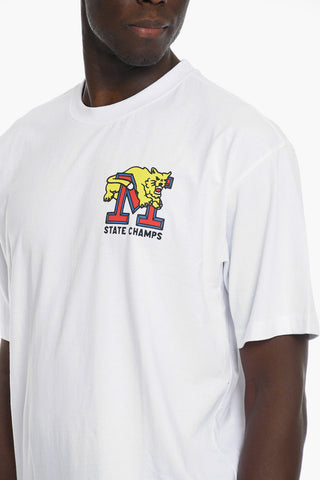 Printed STATE CHAMPS Crew-neck T-Shirt