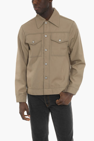 Utility RANCH Overshirt with Silver Buttons