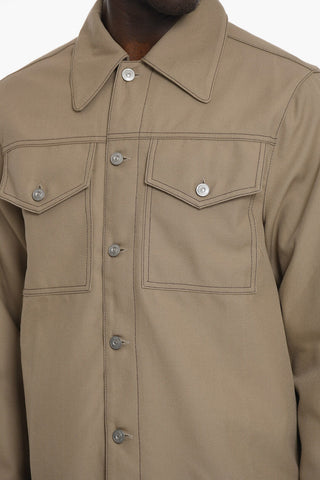 Utility RANCH Overshirt with Silver Buttons