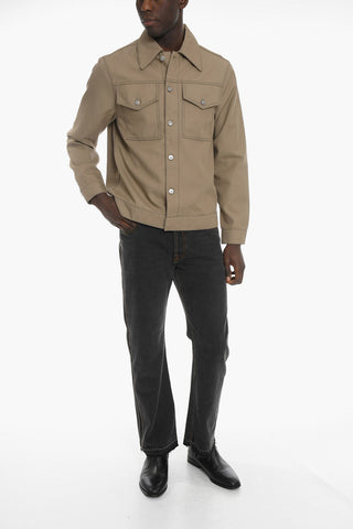 Utility RANCH Overshirt with Silver Buttons