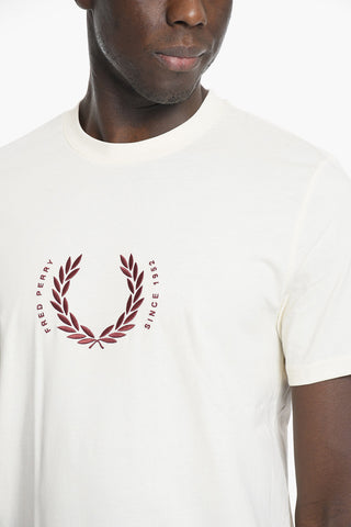 Logo Embroidered Crew-neck T-Shirt
