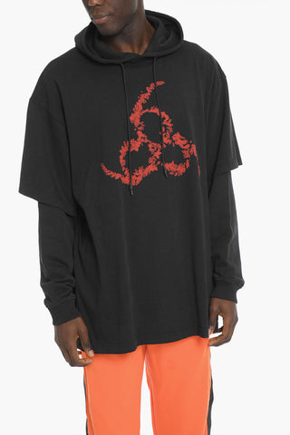 Printed Cotton 36 Hoodie