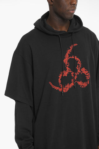 Printed Cotton 36 Hoodie