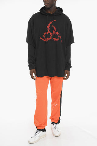 Printed Cotton 36 Hoodie