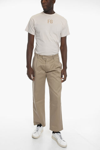 Double-Pleat Baggy Fit Pants