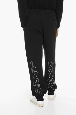 SEASONAL Cotton WAVE OUTL Joggers with Print