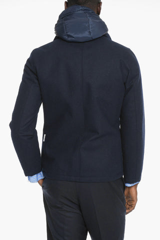 Giubbotto in Lana Tech con Bomber Interno Rimovibile