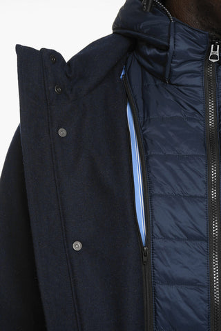 Giubbotto in Lana Tech con Bomber Interno Rimovibile