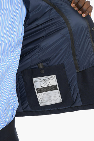 Giubbotto in Lana Tech con Bomber Interno Rimovibile