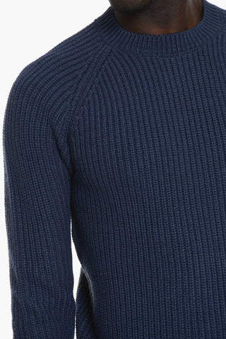 Maglia Girocollo FORTH in Tinta Unita a Costine 