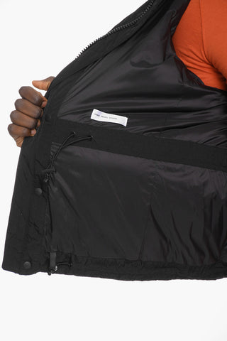 Hooded Down Jacket with Flap Pockets