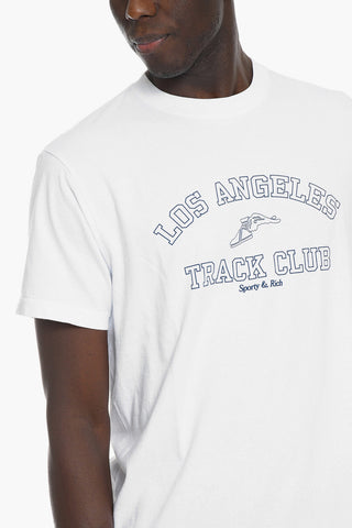 T-shirt Girocollo in Cotone con Stampa