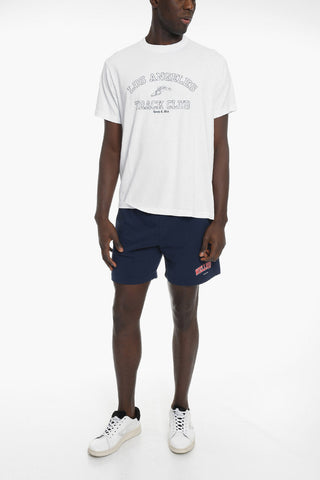 T-shirt Girocollo in Cotone con Stampa