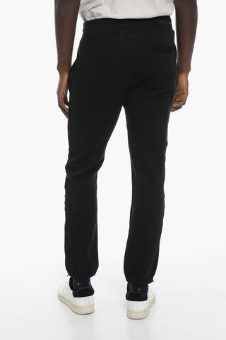 Joggers in Cotone con Logo Leopard