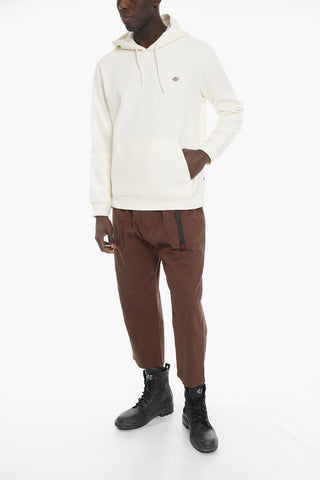 Fleeced Cotton OAKPORT Hoodie with Maxi Pocket