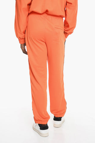 Side Logoed Band Cotton Blend Track Sweatpants
