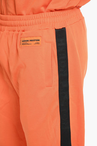 Side Logoed Band Cotton Blend Track Sweatpants