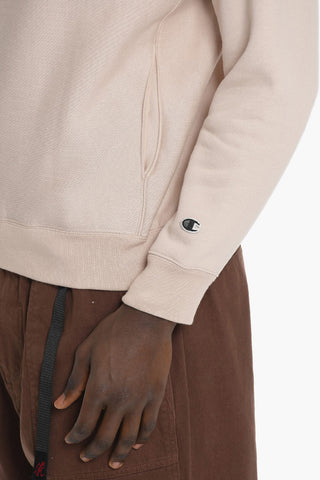 Ecological Cotton Blend Monochrome Hoodie