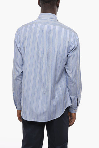 MM1 Standard Collar Balanced Stripe Cotton Shirt