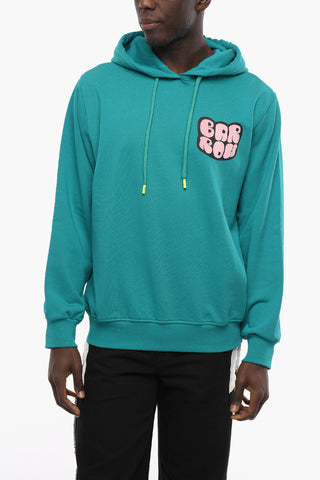 Printed Brushed Cotton Hoodie