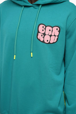 Printed Brushed Cotton Hoodie