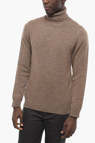 Virgin Wool Turtleneck Sweater