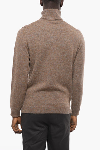 Virgin Wool Turtleneck Sweater