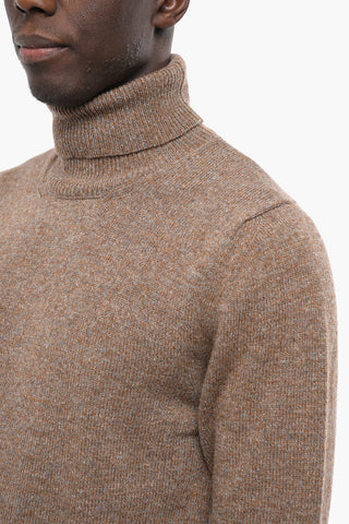 Virgin Wool Turtleneck Sweater
