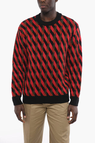 Pullover Girocollo in Lana e Seta