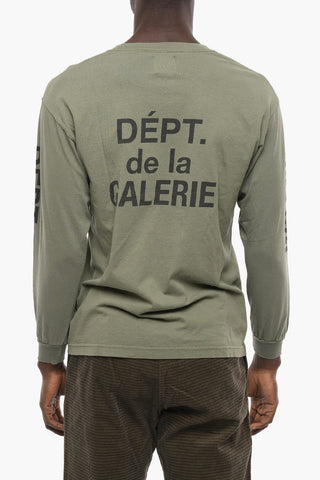 Long Sleeve Crew-neck T-Shirt with Printed Logo
