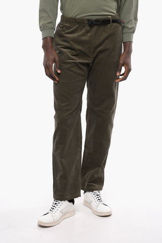 Micro checked Two-Tone Pants