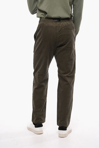 Micro checked Two-Tone Pants