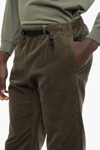 Micro checked Two-Tone Pants