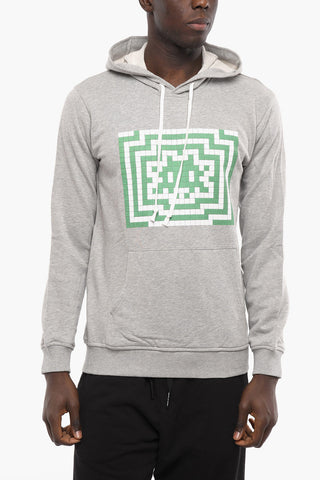 SHIRT Cotton Hoodie with Patch Pocket