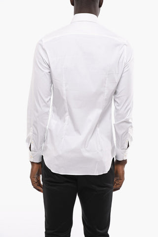 Standard Collar Popeline Cotton Shirt