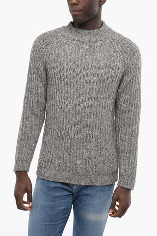 Maglia in Misto Lana a Collo Alto