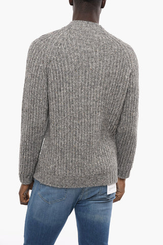 Maglia in Misto Lana a Collo Alto