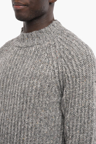 Maglia in Misto Lana a Collo Alto