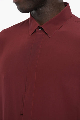 Camicia con Abbottonatura Nascosta in Seta 
