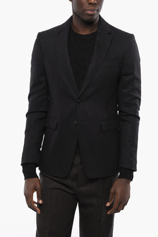 Blazer in Lana con Tasche con Aletta