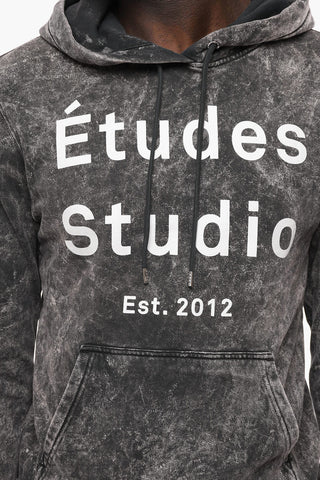 Patch Pockets Bleached Effect KLEIN Hoodie