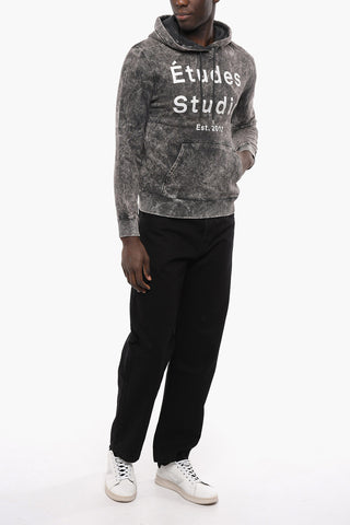 Patch Pockets Bleached Effect KLEIN Hoodie