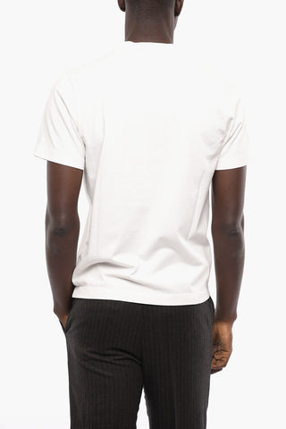 Crew-Neck T-shirt with Gothic Print
