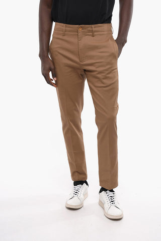 Baumwoll-Twill-Hose OFF mit Gürtelschlaufen