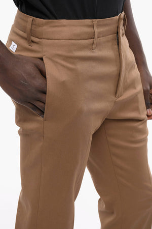 Pantaloni OFF In Twill di Cotone con Passanti