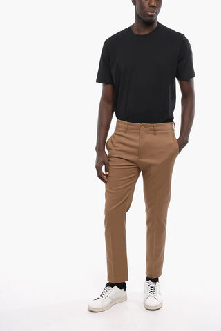 Baumwoll-Twill-Hose OFF mit Gürtelschlaufen