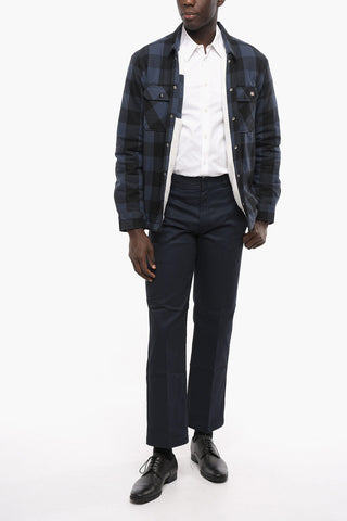 Eco-Shearling Lined SACRAMENTO Checked Jacket