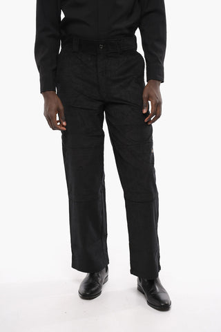 Corduroy HIGGINSON Pants with Belt Loops