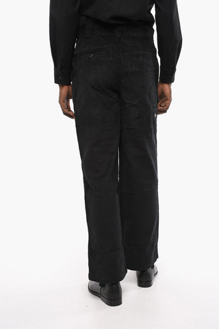 Corduroy HIGGINSON Pants with Belt Loops