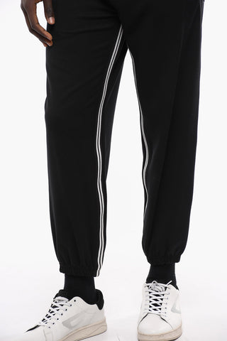 Pantaloni Joggers SLIM LOW RISE a Righe Regimental